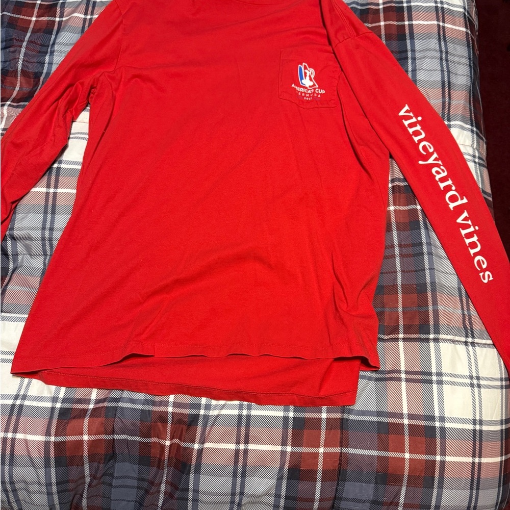 Vineyard Vines America's Cup Red Tee